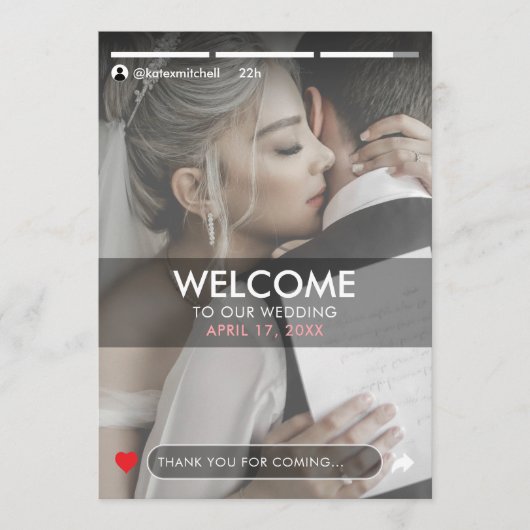 ソーシャルメディア記事の投稿結婚写真 プログラム (正面)