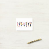 ソーシャルメディア関係者 ポストイット (デスク上)