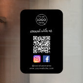 ソーシャルメディア ウィンドウクリング | インスタグラム フェイスブック QR ウィンドウサイン