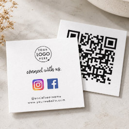ソーシャルメディア ビジネスカード | インスタグラム フェイスブック QRコード
