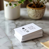 ソーシャルメディア、白黒の注文の挿入カード エンクロージャーカード