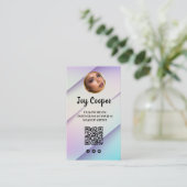 ソーシャルメディア、Instagramフォトコラージュ後を追メイ 名刺 (スタンド正面)
