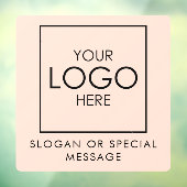 ソーシャルメディア QRコードでつながろう モダン ボールド ウィンドウサイン (シート3)