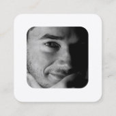 ソーシャルメディアFACEBOOK TWITTER INSTAGRAMのプロフィール スクエア名刺 (裏面)