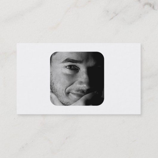 ソーシャルメディアFACEBOOK TWITTER INSTAGRAMのプロフィール 名刺 (裏面)