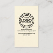 ソーシャルメディアQRコードに接続 名刺 (裏面)