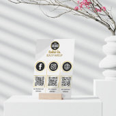 ソーシャルメディアQRコードアクリル記号 – カスタム美しい アクリルサイン