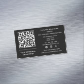 ソーシャルメディアQRコードショーフールサービスタクシー運転手 マグネット名刺 (インサイチュ)