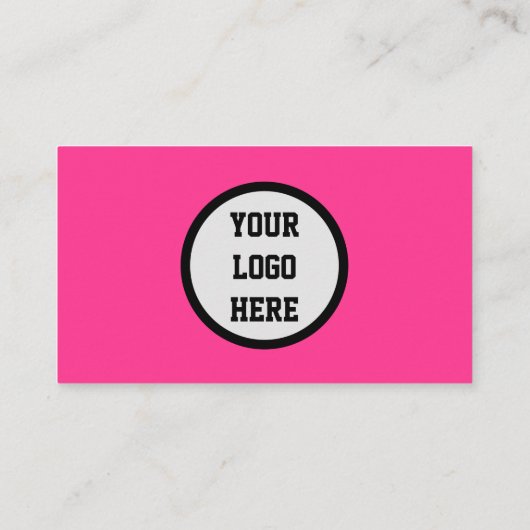 ソーシャルメディアQRコードスキャン可能ピンクマゼンタ 名刺 (裏面)