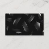 ソーシャルメディアQRコードスキャン可能ブラックラグジュアリー 名刺 (裏面)