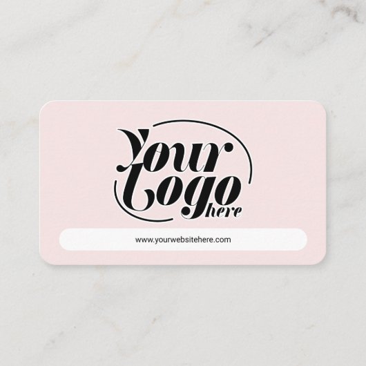 ソーシャルメディアQRコードピンクプロフェッショナルマーケティング 名刺 (裏面)