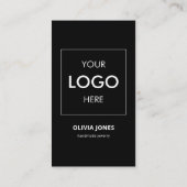 ソーシャルメディアQRコードブランディングロゴ 名刺 (裏面)