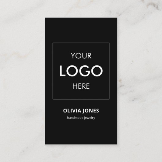 ソーシャルメディアQRコードブランディングロゴ 名刺 (裏面)