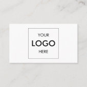 ソーシャルメディアQRコードプロフェッショナルホワイト 名刺 (正面)