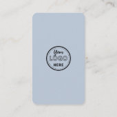 ソーシャルメディアQRコードモダンに接続 エンクロージャーカード (裏面)