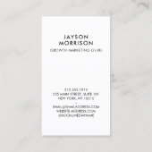 ソーシャルメディアQRコード写真の白縦線の追加 名刺 (裏面)