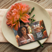 ソーシャルメディアQRコード写真 名刺