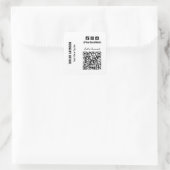 ソーシャルメディアQRコード スクエアシール (バッグ)