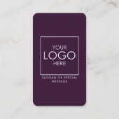 ソーシャルメディアQRコードConnect With Us モダン Busine 名刺 (裏面)