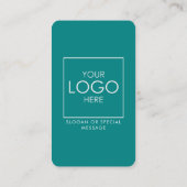 ソーシャルメディアQRコードConnect With Us モダン Busine 名刺 (裏面)