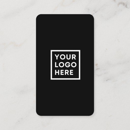 ソーシャルメディアQRコードConnect with us Black 名刺 (裏面)