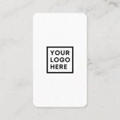 ソーシャルメディアQRコードConnect with us White 名刺 (裏面)