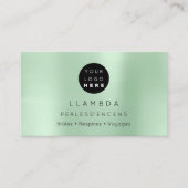 ソーシャルメディアTwitterYouTubeInstagraFaceFBミント 名刺 (正面)