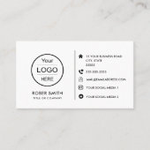 ソーシャルメディカスタムアの名刺のアイコン: A M 名刺 (正面)