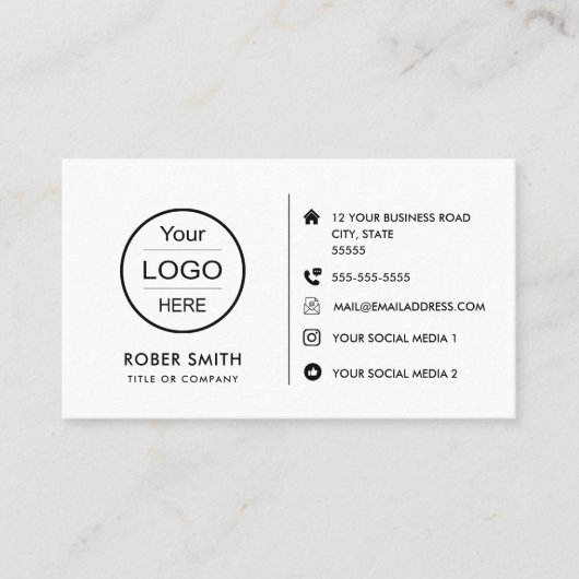 ソーシャルメディカスタムアの名刺のアイコン: A M 名刺 (正面)