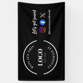 ソーシャルメディカスタムアのWebサイトのロゴバナーを取得しよう 横断幕 (縦)