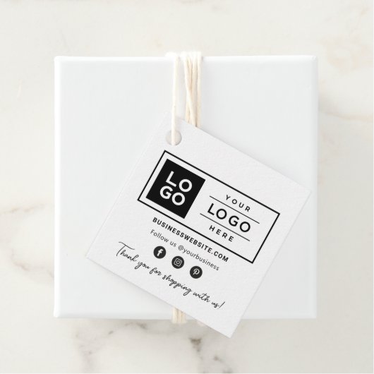 ソーシャルメディカスタムアアイコン付きビジネスロゴ フェイバータグ (インサイチュ)