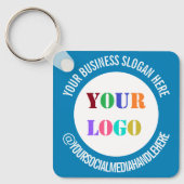 ソーシャルメディカスタムアキーチェーンのビジネス促進 キーホルダー (正面)