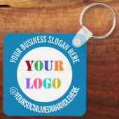 ソーシャルメディカスタムアキーチェーンのビジネス促進 キーホルダー (裏面)