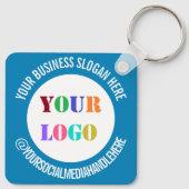 ソーシャルメディカスタムアキーチェーンのビジネス促進 キーホルダー (裏面)