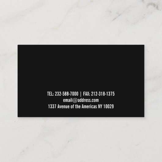 ソーシャルメディカラフルアアイコンQRまたはロゴ  名刺 (裏面)