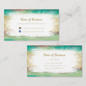 ソーシャルメディシンプルアのウェブサイトを要約する金ゴールド 名刺 (正面/裏面)