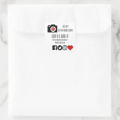 ソーシャルメディシンプルア用のラベル – 言葉を出せ! スクエアシール (バッグ)