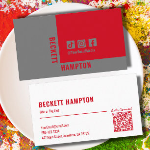 ソーシャルメディシンプルアQRコード 名刺