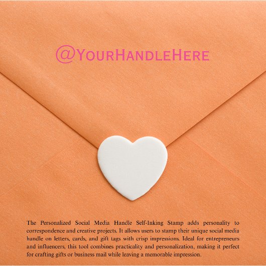 ソーシャルメディパーソナライズされたアは自己スタンプを処理する セルフインキングスタンプ
