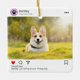 ソーシャルメディパーソナライズされたアポストオーナメント セラミックオーナメント