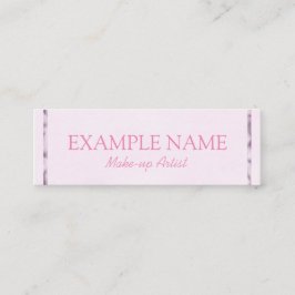 ソーシャルメディパーソナライズされたア「ピンクリーフ」 スキニー名刺