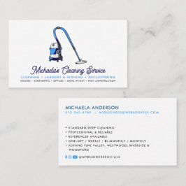 ソーシャルメディモダンアのクリーニングサービス 名刺