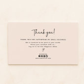 ソーシャルメディモダンアアイコンサンキューカード 名刺