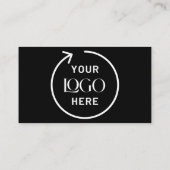 ソーシャルメディモダンアアイコン名刺 名刺 (裏面)