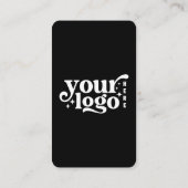 ソーシャルメディモダンアアイコンQRコードブラックを接続 名刺 (裏面)