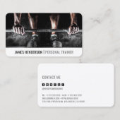 ソーシャルメディモダンアパーソナルトレーナー 名刺 (正面/裏面)