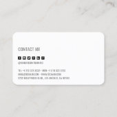 ソーシャルメディモダンアパーソナルトレーナー 名刺 (裏面)