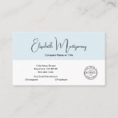 ソーシャルメディモダンア 名刺 (正面)