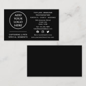 ソーシャルメディ企業のアプロフェッショナル会社ロゴ 名刺 (正面/裏面)