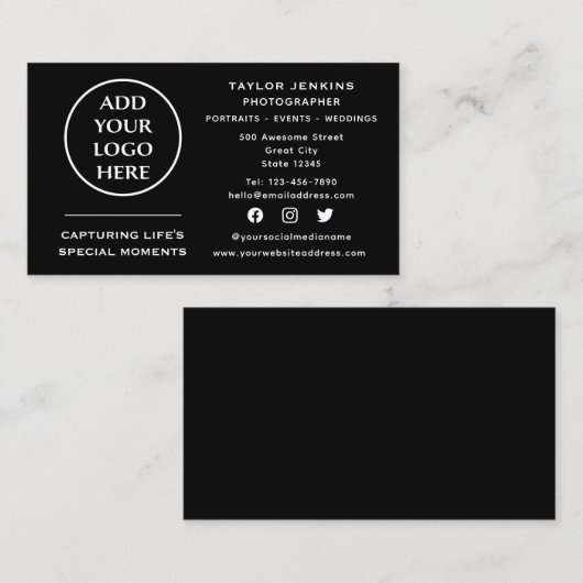 ソーシャルメディ企業のアプロフェッショナル会社ロゴ 名刺 (正面/裏面)